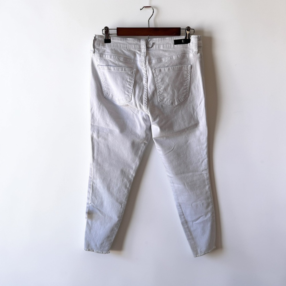 Kut from the Kloth Connie High Rise Ankle Super Skinny Jean‎ Size 8 Optic White - Picture 3 of 9